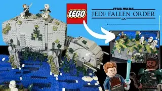 Lego AT-AT Kashyyyk MOC / Cal Kestis, Saw Gerrera / Jedi Fallen Order