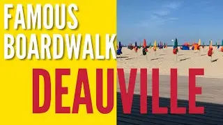 The Famous boardwalk in Deauville