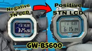 G-Shock Negative TN to Positive STN LCD UPGRADE GW-B5600