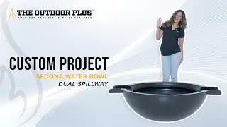 Behind The Build: Custom Sedona Water Bowl + Dual Spillway