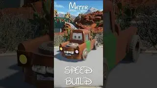 Insane Mater Speed build #planco #planetcoaster #disney #carsland #cars #shorts