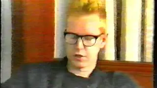 Depeche Mode : Intw with Fletch in Sidney 1990