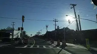 Driving from Riis Park to Breezy Point in Queens,New York