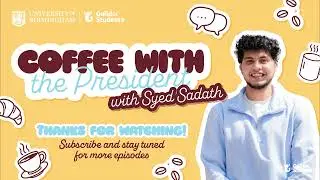 Coffee with the President featuring Professor Deborah Longworth and Mark Senior