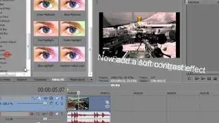 Sony Vegas: урок по цветокоррекции с красным выделением и мягким контрастом