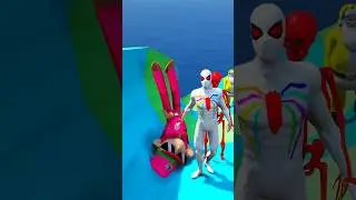 little singham jump on the white spiderman