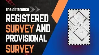 Difference between registered survey and provisional survey