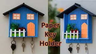 Beautiful Key Holder with Waste Paper II DIY II Key Stand