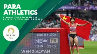 Wen Xiaoyan Absolutely Flies To The 100m T37 Paralympic Title 😮🔥🇨🇳