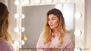 Chende Hollywood Makeup Vanity Mirror with Dimmable Light Bulbs