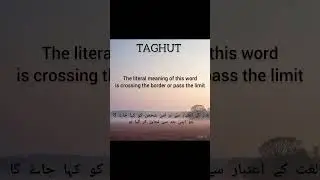 what is Taghut? #islam #quotes #quran