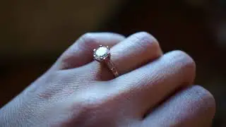 Engagement Ring Modern 1 05 Transitional Cut Diamond in 14k Rose Gold