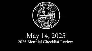 2025 Biennial Checklist Review