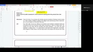 C1 level Listening  - Fear factor (part 1)