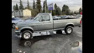 1995 Ford F-150 XL Long Bed 4x4 5.0 V8 168,000 miles ( For Sale)@hallmotorsllc5155