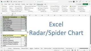 Excel Radar Spider Chart