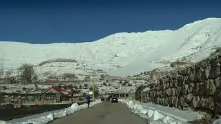 Driving: Lebanon Road Trip: Sannine, Lebanon (2021-12-26)