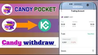 Candy Pocket Live Withdraw to KuCoin Exchanger | Candy Token  50 +$10 USDT Earn Crypto  KuCoin