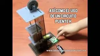 Laboratorio Escolar Elevador con motorreductor y poleas