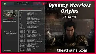 Dynasty Warriors Origins Trainer Cheats +30 - God Mod, Infinite Gold, Infinite Ammo