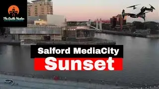 Salford Mediacity Sunset DJI Mavic air
