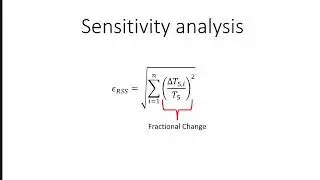 Bias Uncertainty via Sensitivity analysis -Example: Shock tube T5