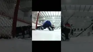 Breakaway save #goaltending #goalies #hockey #goalie #goaliesaves #hockeyshorts #sports