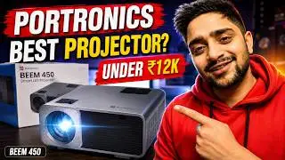 Best Projector Under ₹12,000! 📽️ Portronics Beem 450 Unboxing & Review | Projector for Home