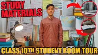 My Study Room Tour 📚 | Class 10 Student Study Setup | Study Motivation 🔥