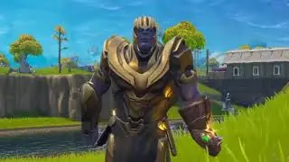 Thanos yeets on Smash's World of Light