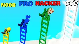 The NOOB vs PRO vs HACKER vs GOD in Ladder Race