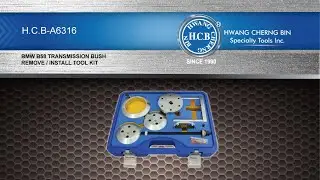 H.C.B-A6316 BMW B58 TRANSMISSION BUSH REMOVE / INSTALL TOOL KIT