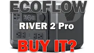 ECOFLOW RIVER 2 Pro Portable Power Station - LiFePO4 Battery Fast Charging 800W Solar Generator