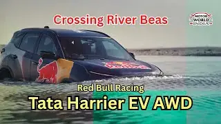 Tata Motors X Red Bull Cross the River Beas against the current in Tata Harrier EV AWD #harrierev 