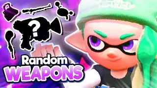 Splatoon but every match my weapon is RANDOM