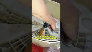 LG washer bearing removal and replacement