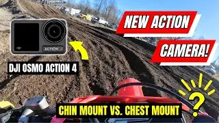 DJI Osmo Action 4 | Motocross Chin Mount Vs. Chest Mount!