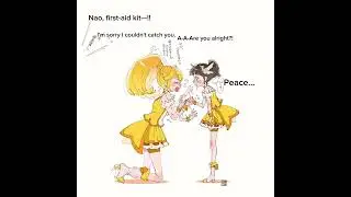 Smile precure glitter force meets fans by tete__a #precure #glitterforce