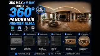 3DS MAX & V-Ray Render ile 360° Panoramik Render Alma (Kolay Anlatım)