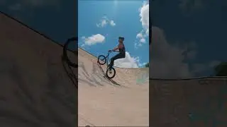 Slow Mo BMX Flair #shortsfeed #bike #bmxbikes #skatepark #bmxpark #bmxbike