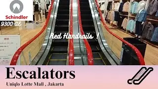 Schindler 9300-AE Escalators - Uniqlo Lotte Mall , Jakarta