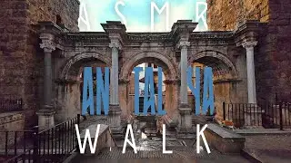 Rainy Antalya ASMR Mute Walk in Kalei&ccedil;i Old Town for Sleep, Focus & Relaxation