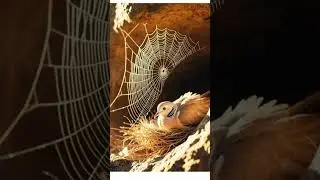 The spider & dove miracle at Thawr cave  #shorts