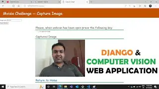 Django with Computer Vision | Web application