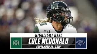 Cole McDonald Highlights: Hawaii vs. Nevada 2019 | Stadium