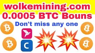 wolkemining.com 0.0005 BTC Bouns || Online income bd payment bkash || Online income site 2020