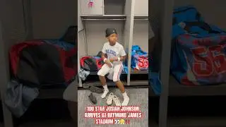 10U STAR JOSIAH JOHNSON ARRIVES AT RAYMOND JAMES STADIUM