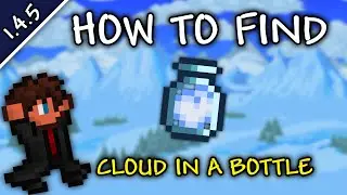 How To QUICKLY Find Cloud in a Bottle In Terraria 1.4.5.4 | Cloud in a Bottle Seed 1.4.5.4