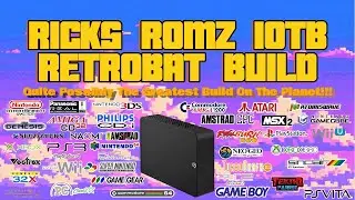 Insane Retrobat 10TB HDD Showcase - Latest Flagship Build Over 24k games - Best Build Out There?