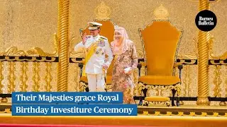 Their Majesties grace Royal Birthday Investiture Ceremony